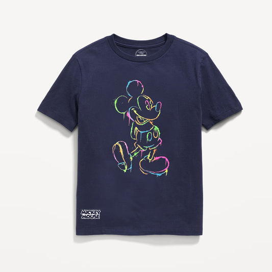 Navy Mickey Graphic T-Shirt