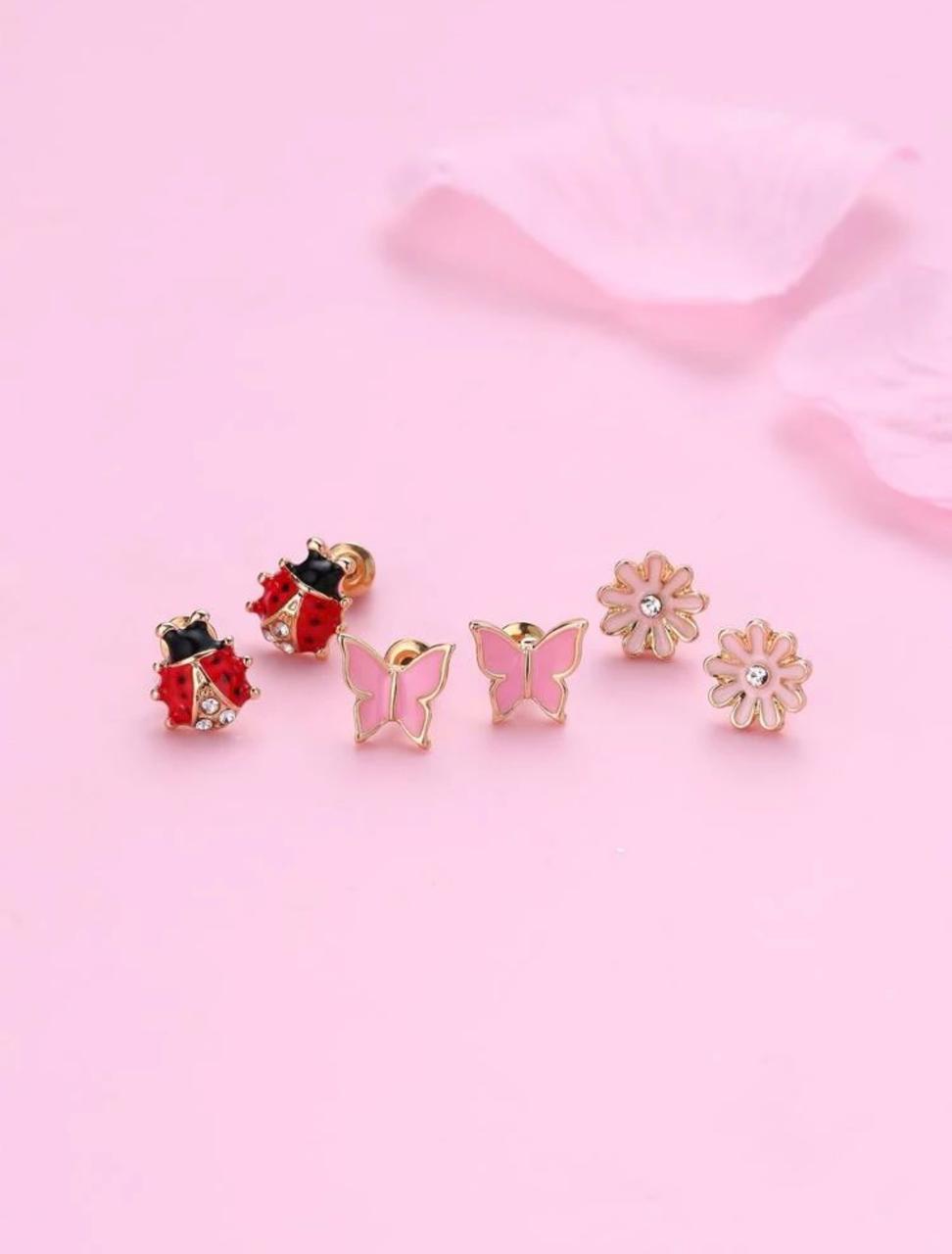 Multi stud earings