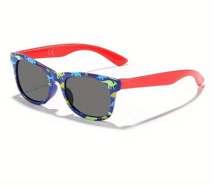 blue and Red dino sunglasses