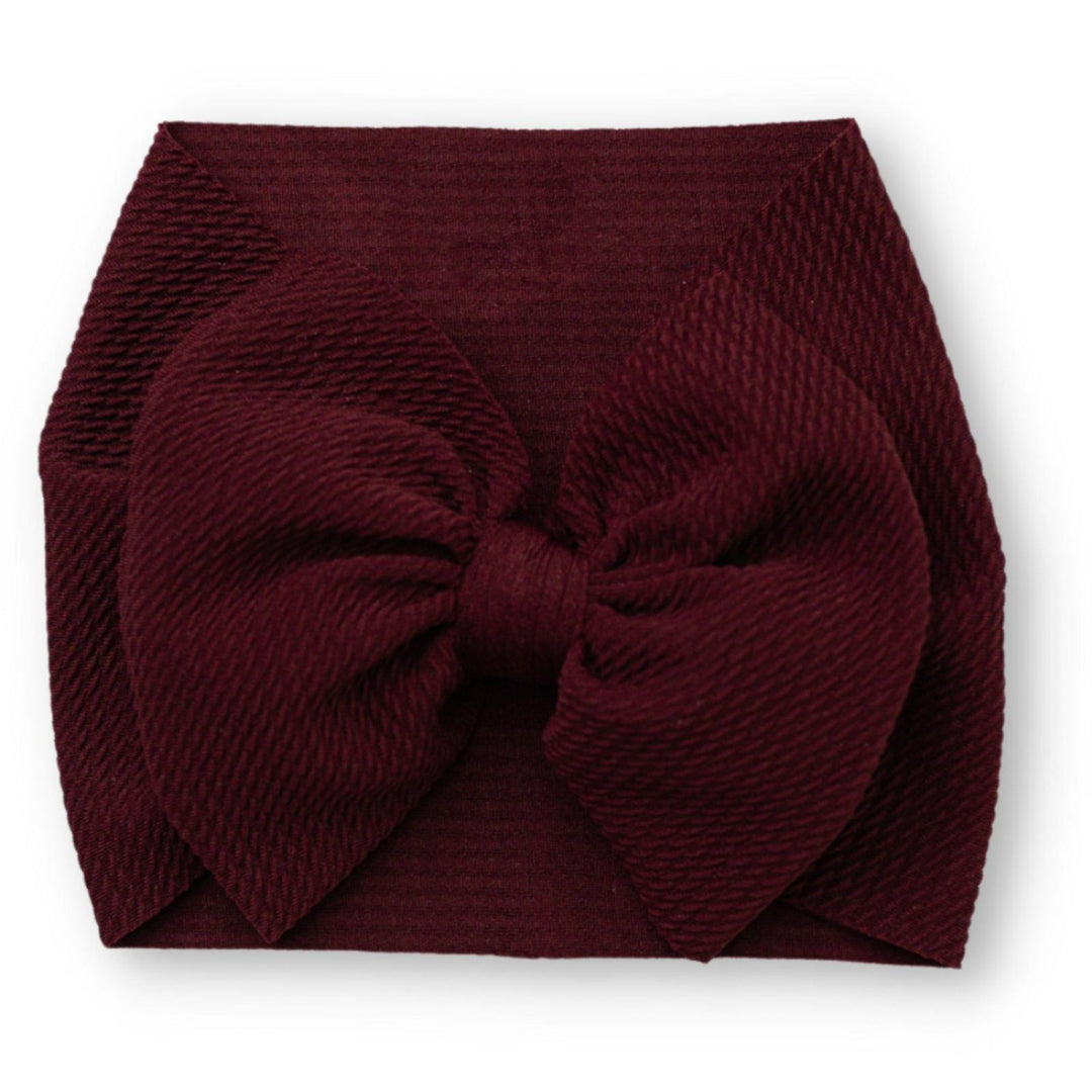 Burgundy Baby Headwrap