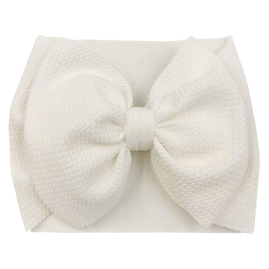 white baby headwrap