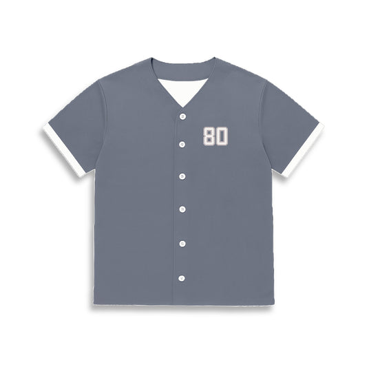 Kids Grey Baseball Jersey T-Shirt