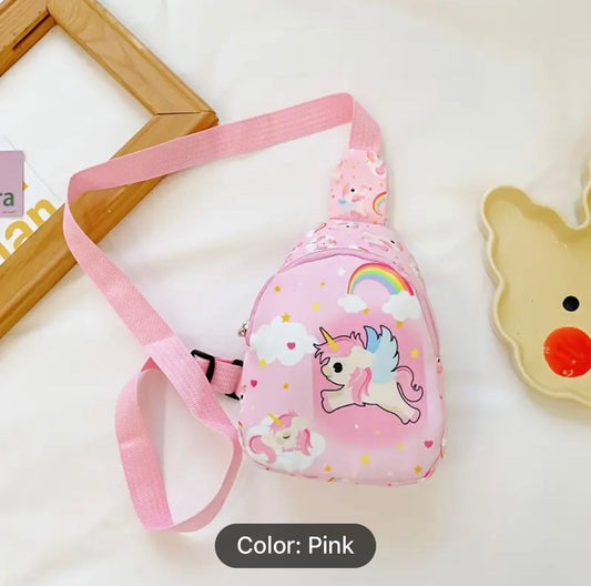 Pink Unicorn Crossbody Bag