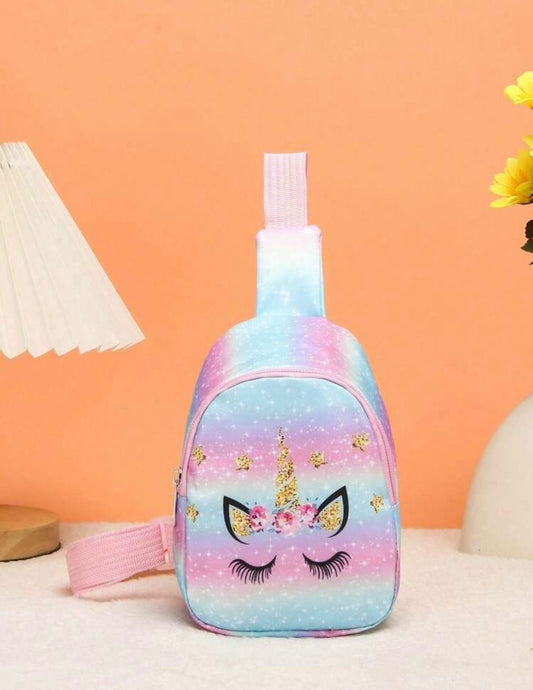 Multi-colour Unicorn Crossbody Bag