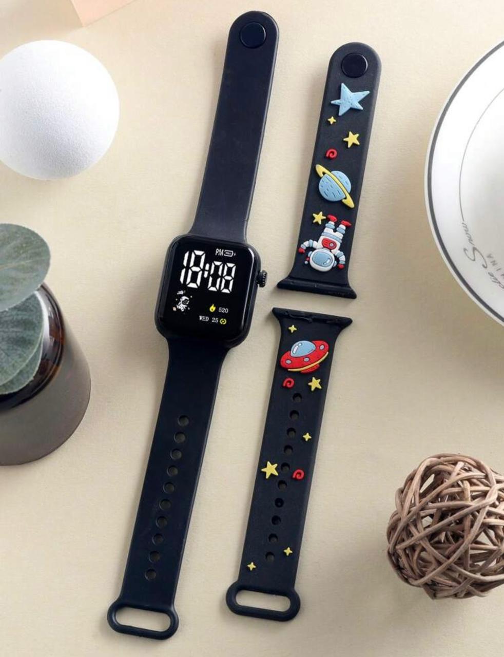 Black Astronaut smart watch