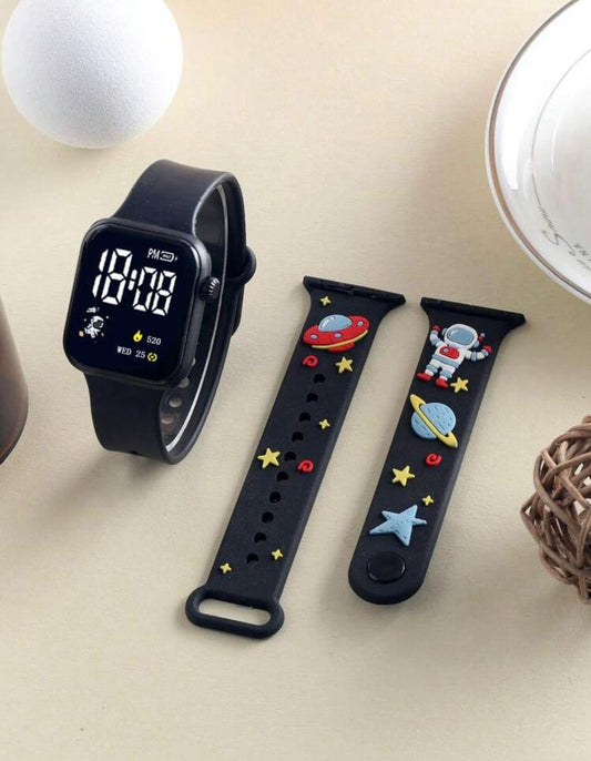 Black Astronaut smart watch