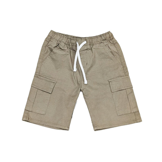 Khaki 6 Pocket Shorts