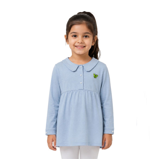 Blue Tunic Top