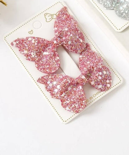 Glitter butterfly hairclip