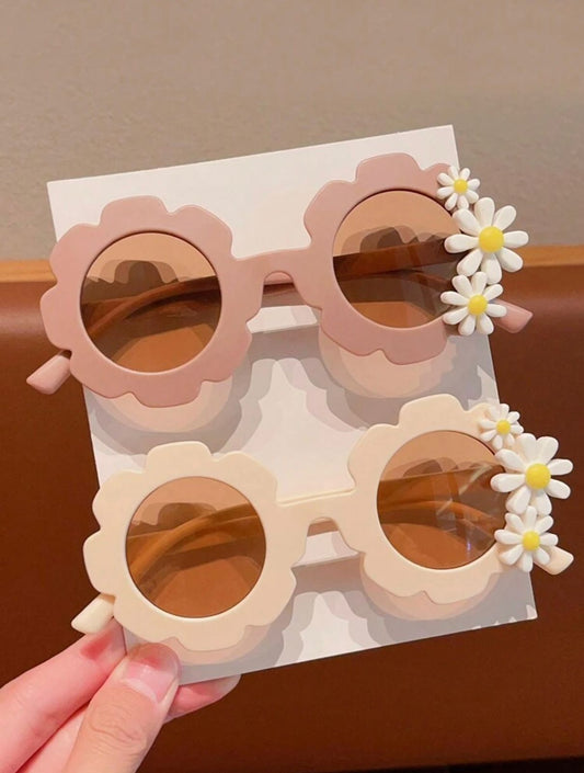 Girls Daisy Floral Sunglasses