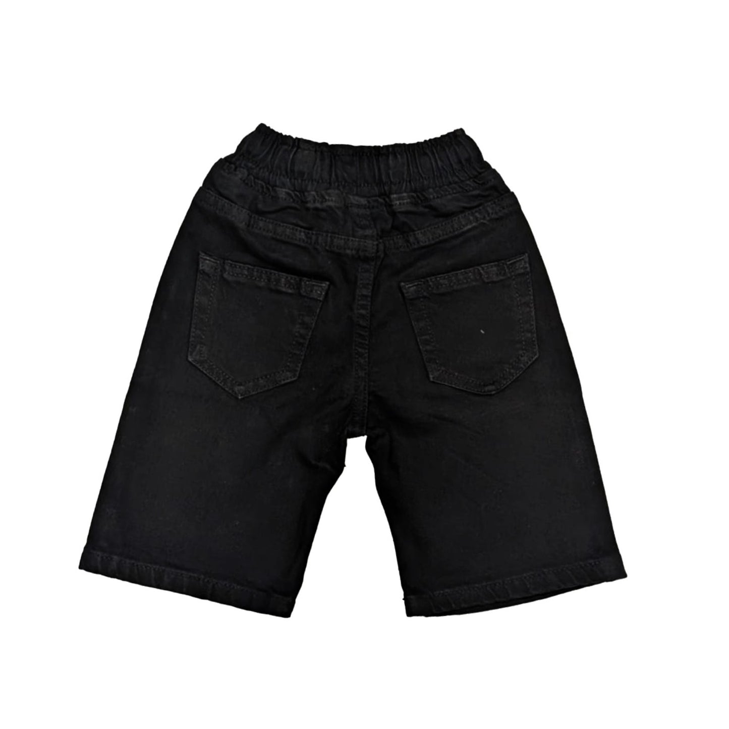 Black Denim Shorts