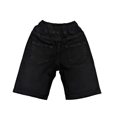 Black Denim Shorts