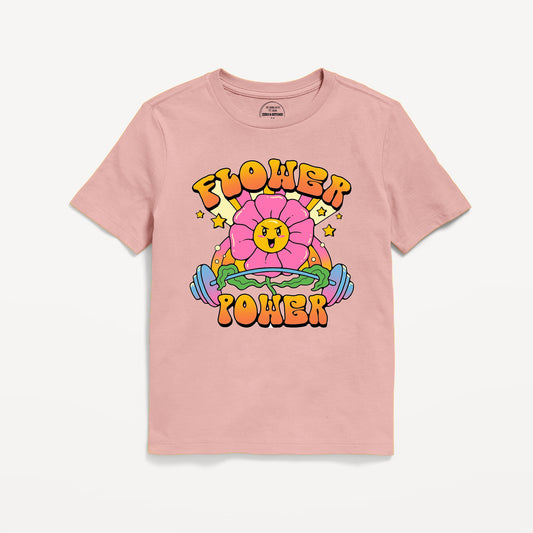 Pink Flower Power T-Shirt