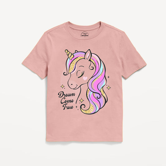 Dream Come True Unicorn Graphic T-Shirt